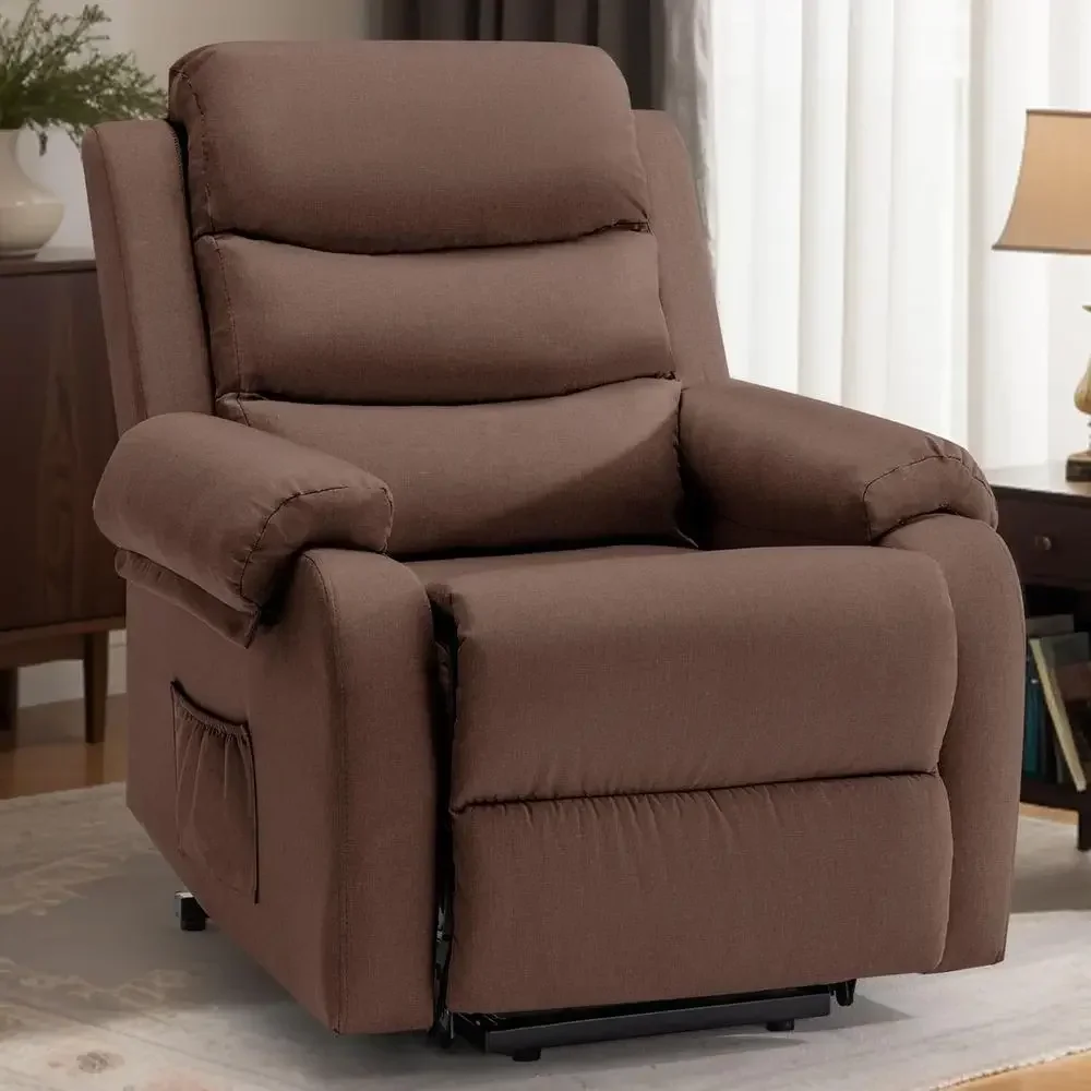 Adult-Sized Power Recliners with Assist Features for Elderly Comfort, Compact Recliners with Lift, Electric Sofas with Memory Fo