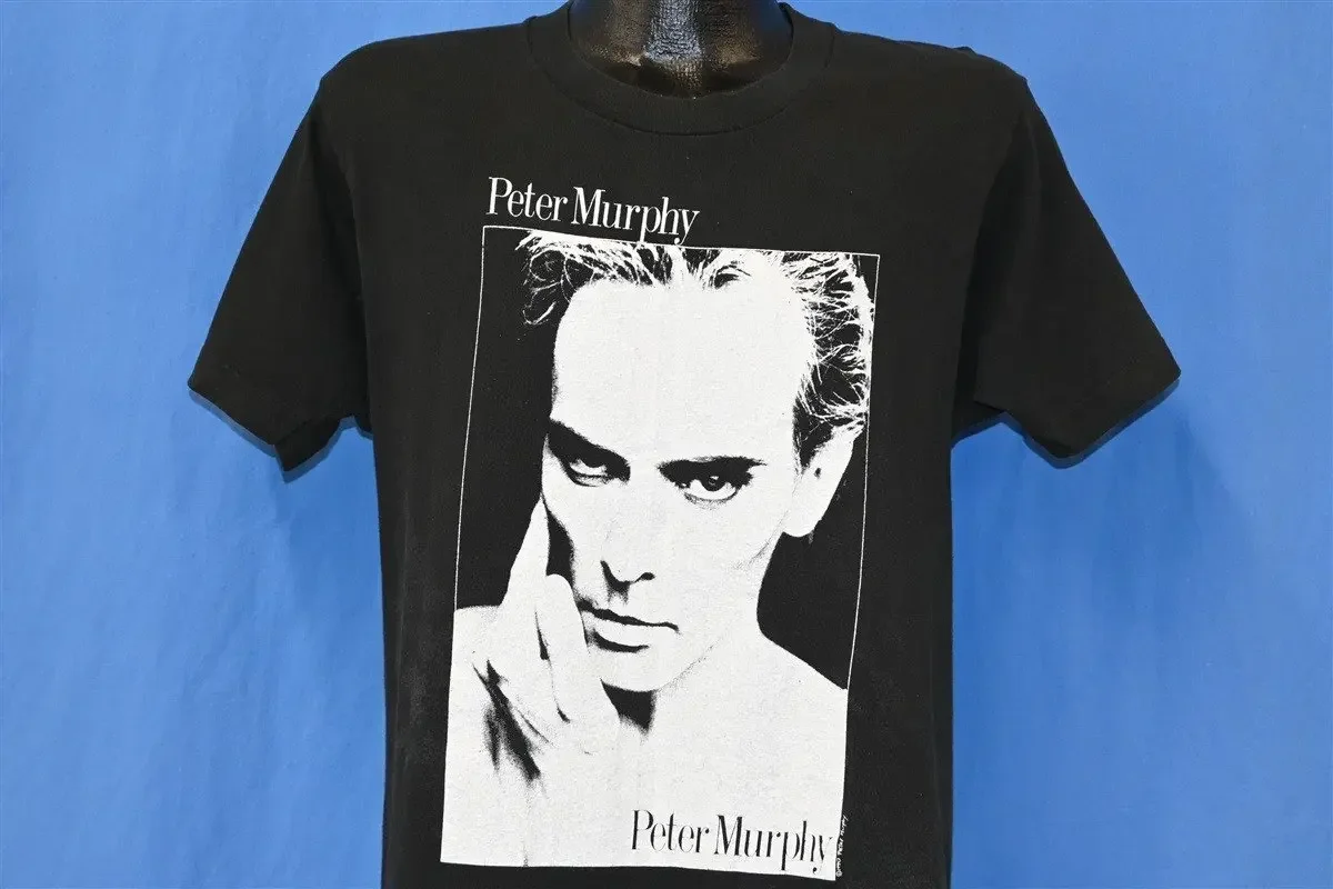 90s Peter Murphy Deep Album Gothic Rock Bauhaus Photo Double T-shirt