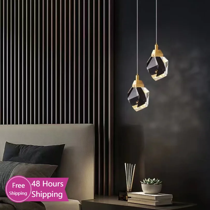 crystal led pendant light para bedroom bedside banheiro pendurado lampada do teto decoracao interior iluminacao lustre modern lights room 01