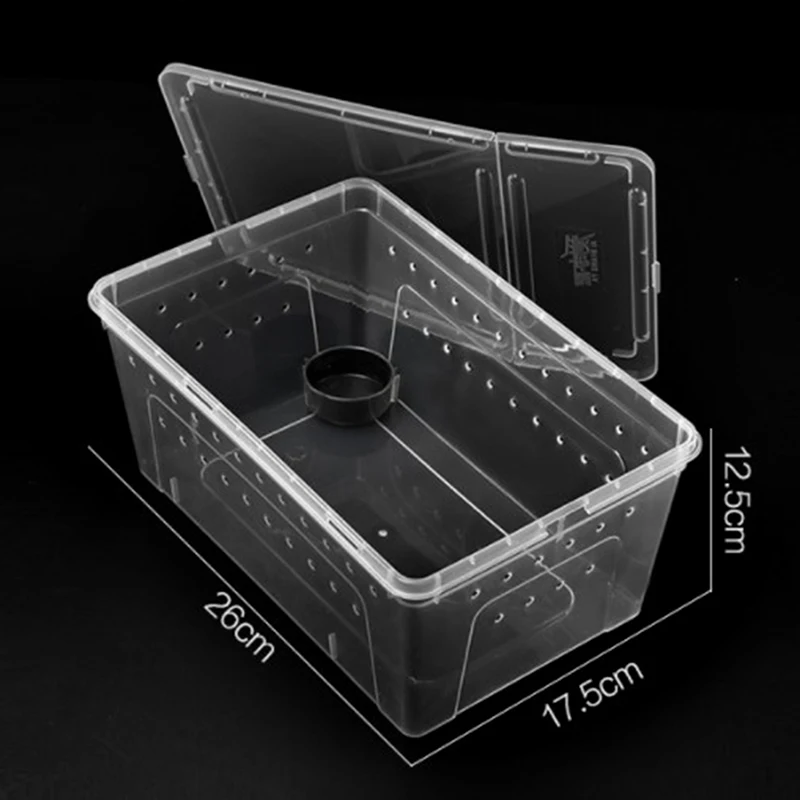 1 Pc Reptile Tank Insect Spiders Tortoise Lizard Acrylic Transparent Breeding Box Vivarium Lid Reptile Pet Product