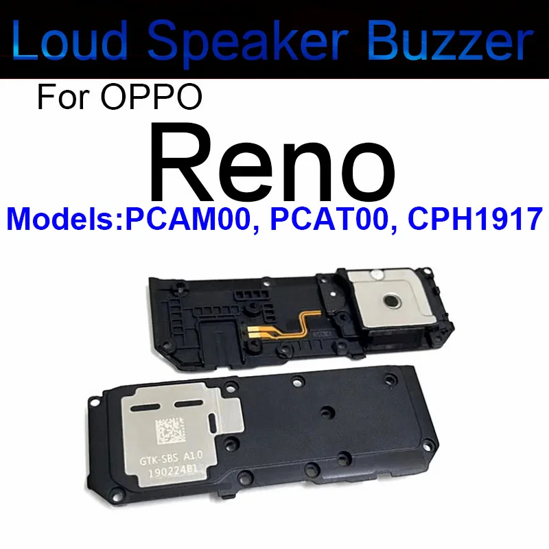 Loudspeaker For OPPO Reno 2 3 4 5 5K Ace Ace2 10X-Zoom Reno 3 4 5 Pro 5G Loud Speaker Buzzer Ringer Sound Flex Cable Replacement