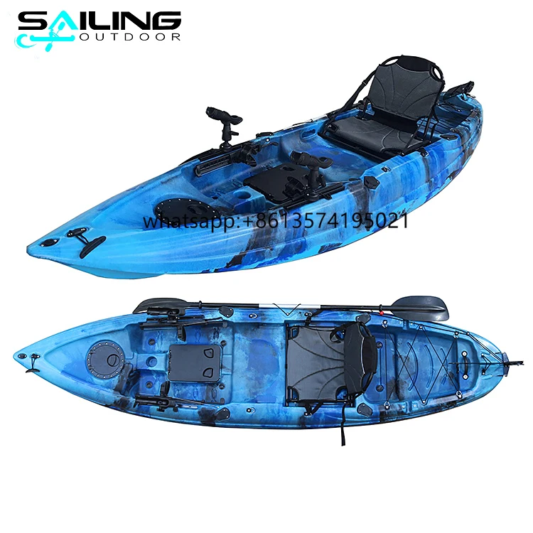 

Single Flap Inflatable Pedal Kayak Lightweight Polyethylene HDPE LLDPE Materials for Surfing Diving Water Activities Sport Style