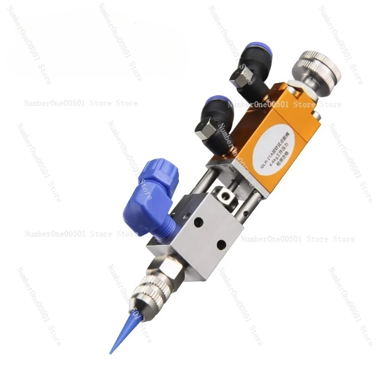 QLH-21A Precision Dispensing Valve Plunger-Style with Micrometer Adjustment for High-Accuracy Glue Adhesive Applications
