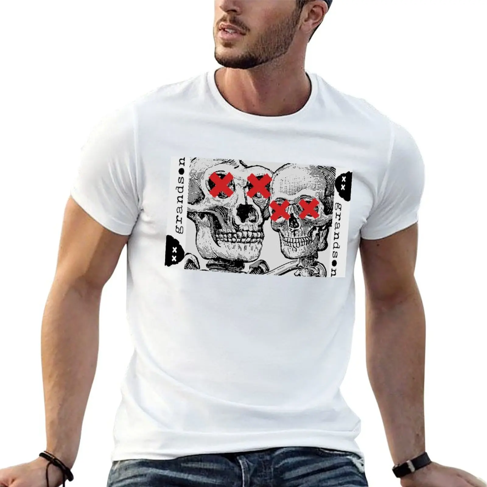 Grandson Best Friends T-Shirt Work Basic Short Sleeve Top