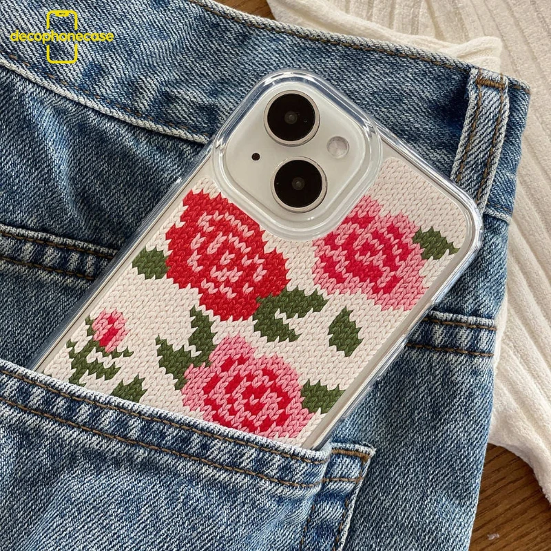 Funda de teléfono estilo Ins con patrón de trébol de cuatro hojas, de acrílico de 2.5mm y TPU Bayer importado de Alemania para iPhone 17 Pro Max Air