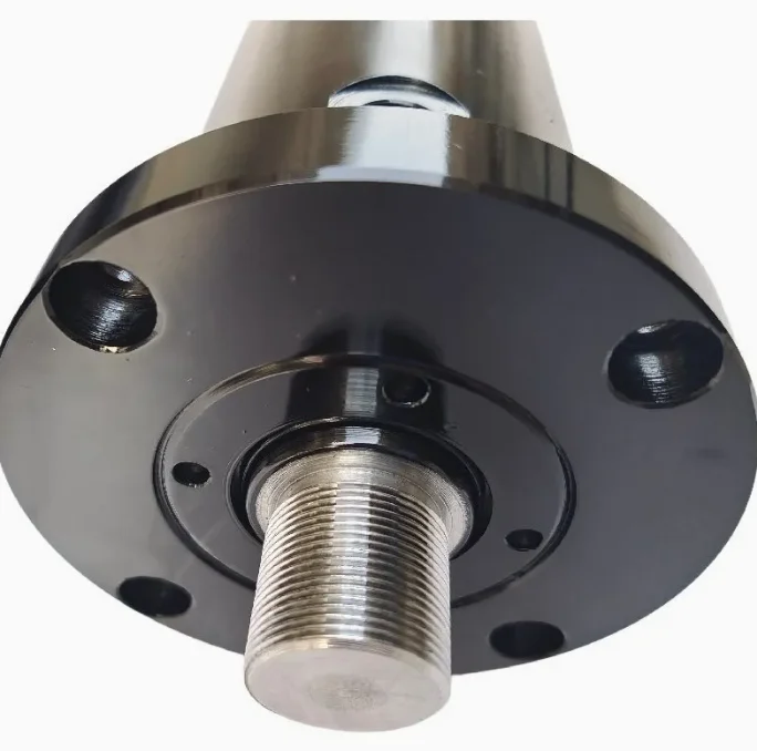 Single-Rod Single-Acting Medium-Pressure Steel Automobile Maintenance Equipment Jacking Flange Hydraulic Cylinder 1 Year