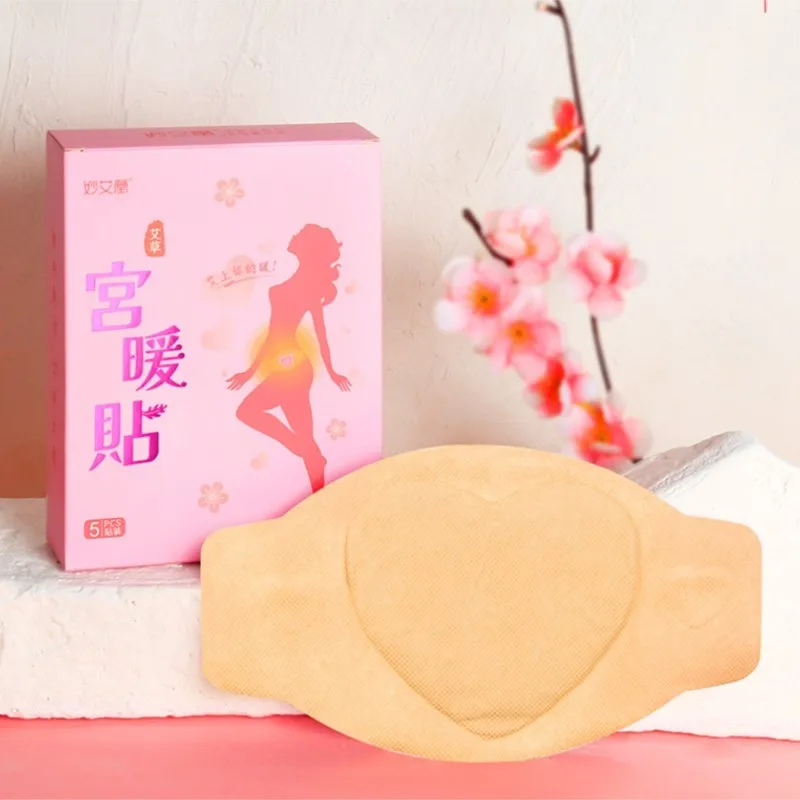 

Moxa Patch Herb Wormwood Warm Sticker Women Gynaecology Moxibustion Plaster Self Heating Chinese Therapy 5pcs