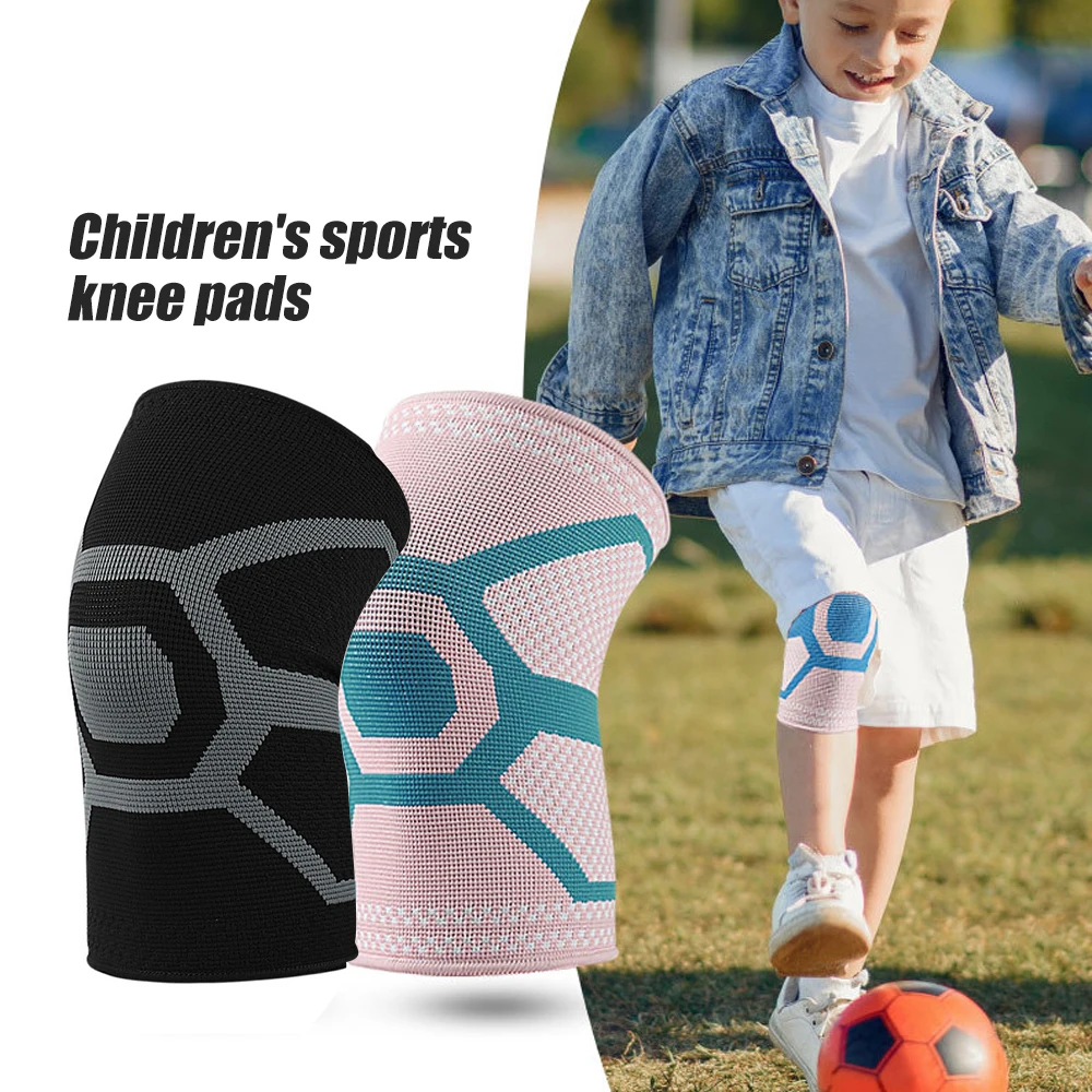 1PCS Kids Knee Sleeve Brace - Children Knee Support for Girls, Boys - Soft Knitted Brace for Basketball, Running, Volleyball