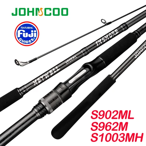 Vara de pesca de fundição longa vara de pesca superior para baixo do mar 2.7m 3.0m 3.3m vara de pesca para vara giratória com anéis fuji