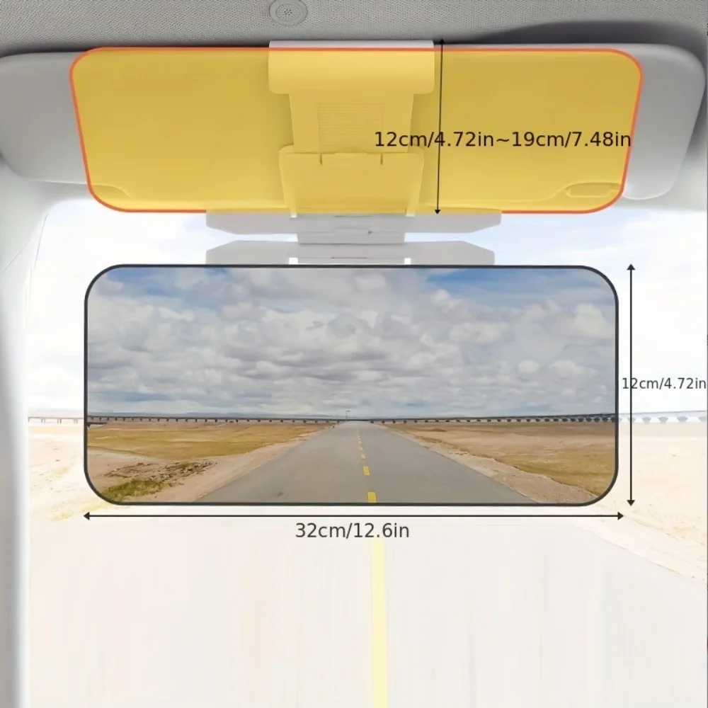 Nouvelle Prolongation de Pare-Soleil Pliable Anti-Éblouissement et Anti-UV 2026 pour Voiture, Vision Nocturne Polarisée HD, Pare-Soleil Universel, Accessoire Intérieur de Voiture