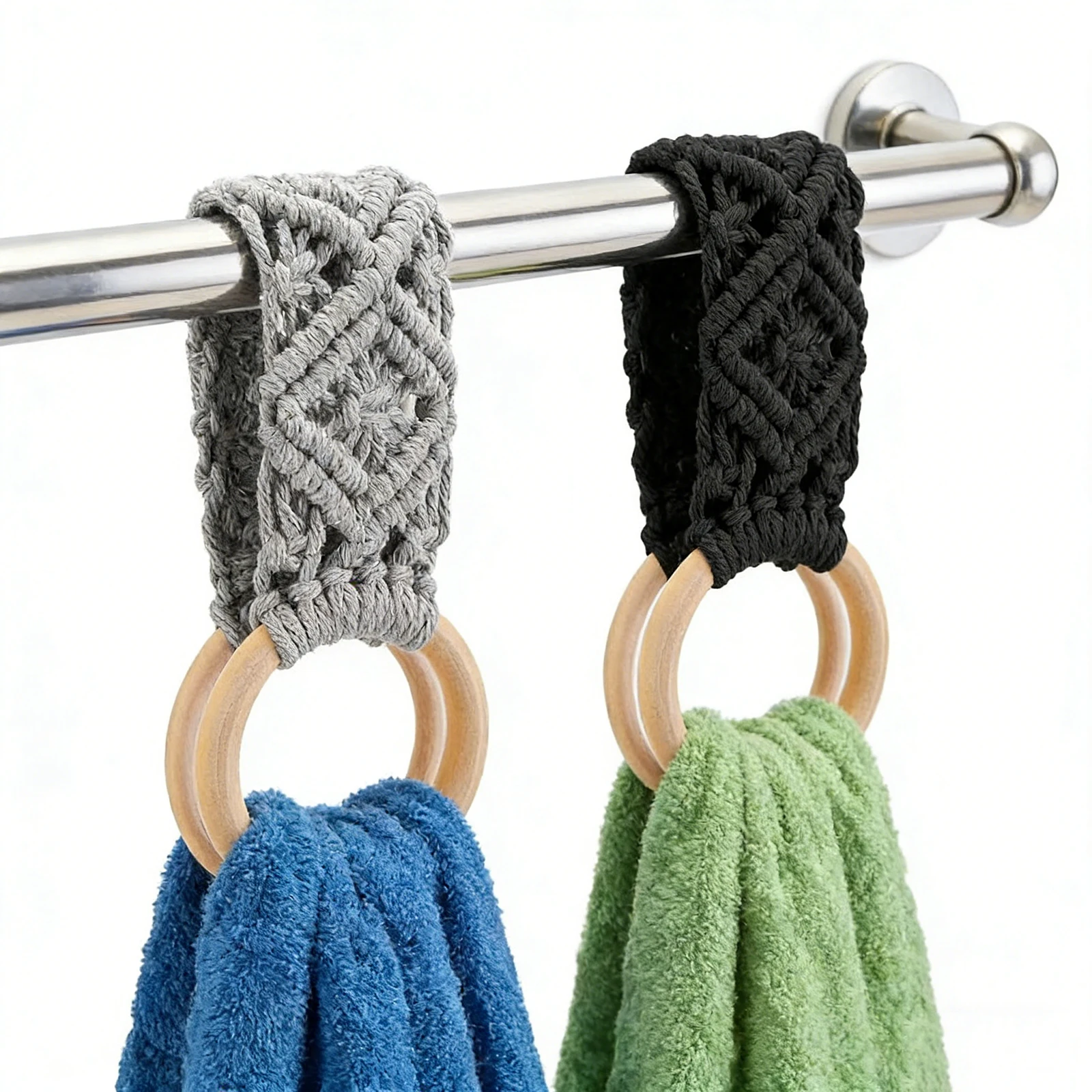 2 Pcs Dish Towel Hook with Hanging Loop Towel Hanger for Kitchen Housewarming Gifts for Bathroom Cabinet House Oven Stove Door