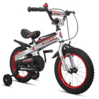 Hiland 12/14/16 inch kids bike with training wheels bells handbrake for boys over 14 years old kids bike