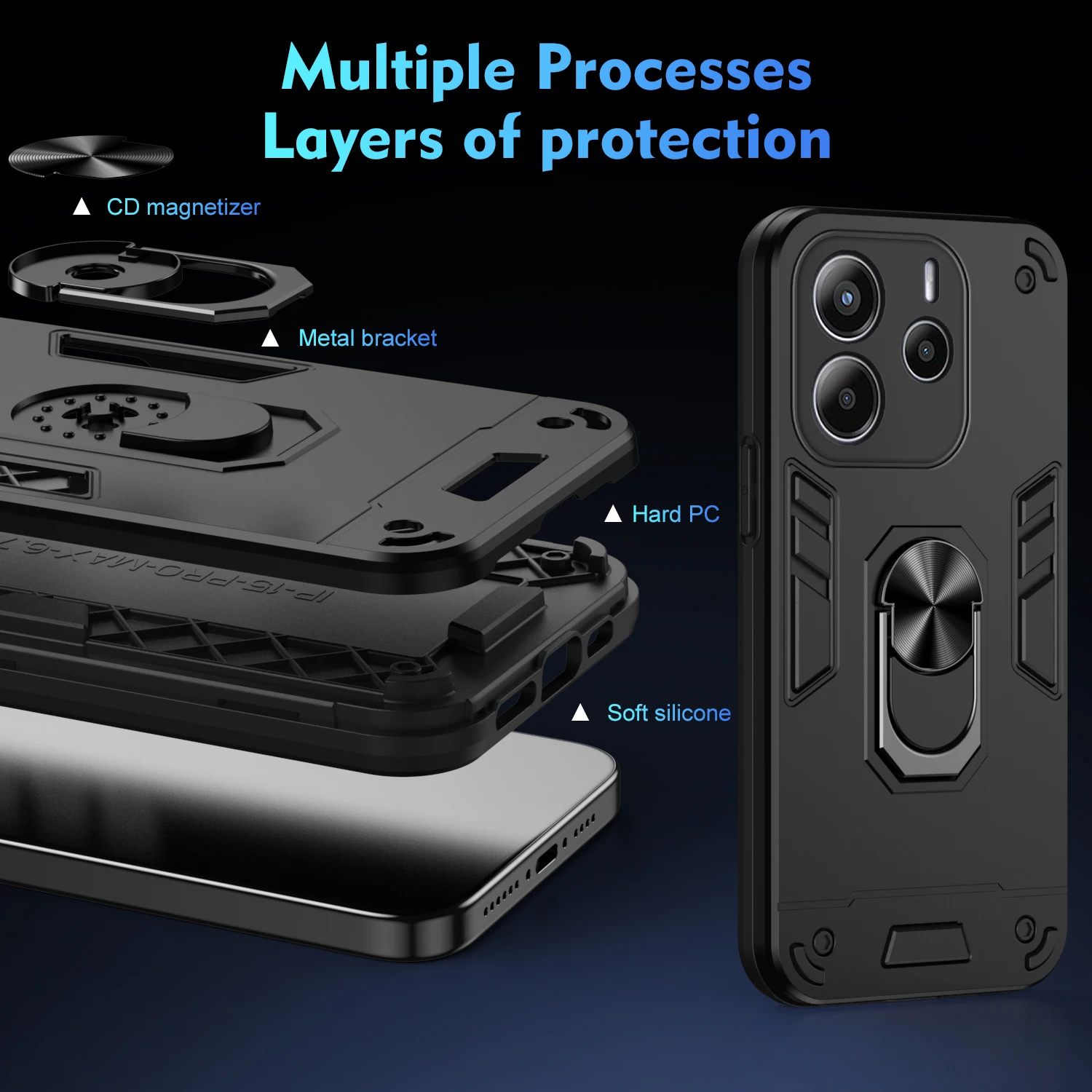 Rugged Armor Shockproof Case F - огляд і ціна Xiaomi Redmi Note 14