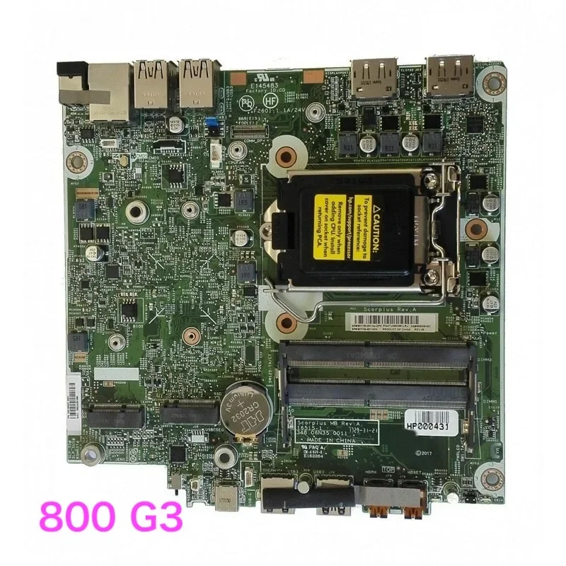 

Подходит для материнской платы HP 800 G3 DM MINI 16515-1 Q270 907154 -001 907154 -601 Материнская плата, 100% протестирована, ОК, полностью работает, бесплатная доставка