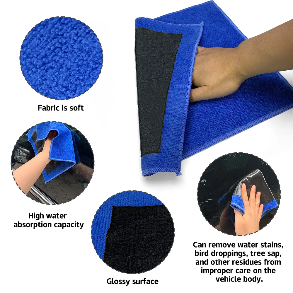 Car Cleaning Towel Magic Clay Cloth for Car Detailing with Blue Clay Bar Towel Washing Tool Car Accessories Removing Iron Power
