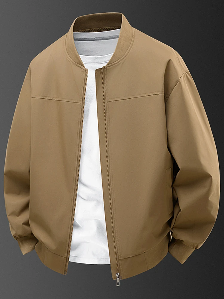 

Мужская повседневная бейсбольная куртка Faion Busin Jaet, новинка 202, бейсбольное пальто для взрослых средней длины, верхняя одежда премиум-класса, ветрозащитный полиэстер