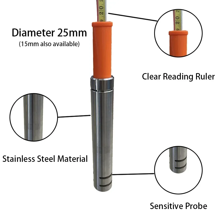 Water Level Meter With Steel Tape Cable Well Depth Ruler