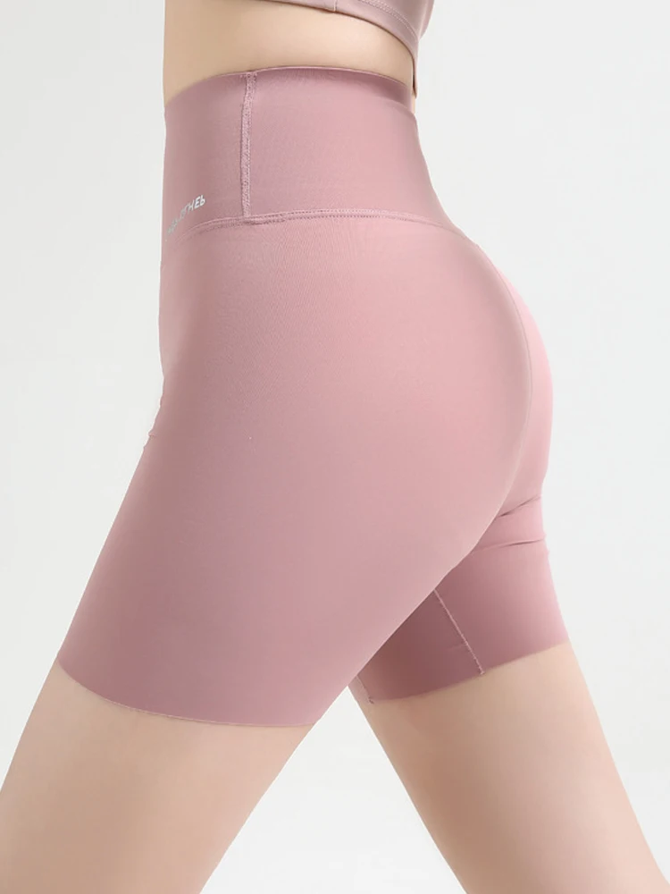 New 2025 Women's High Waist Thin Yoga orts Summer Fitn ark Pants Tee-Quarter Length Tummy Control Nylon Spandex orts