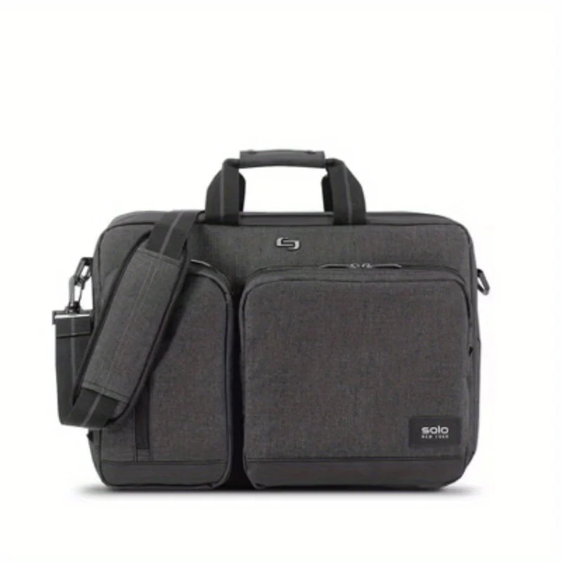 

16" Hybrid Laptop Bag - Grey Hidden padded backpack straps for added comfort