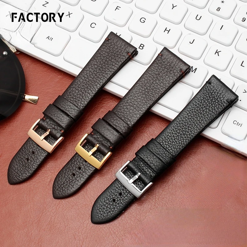 Watchband for Armani Black Warrior Watch Ar60028 Ar11143 Ar11011 Genuine Leather Watch Strap Accessories 22mm