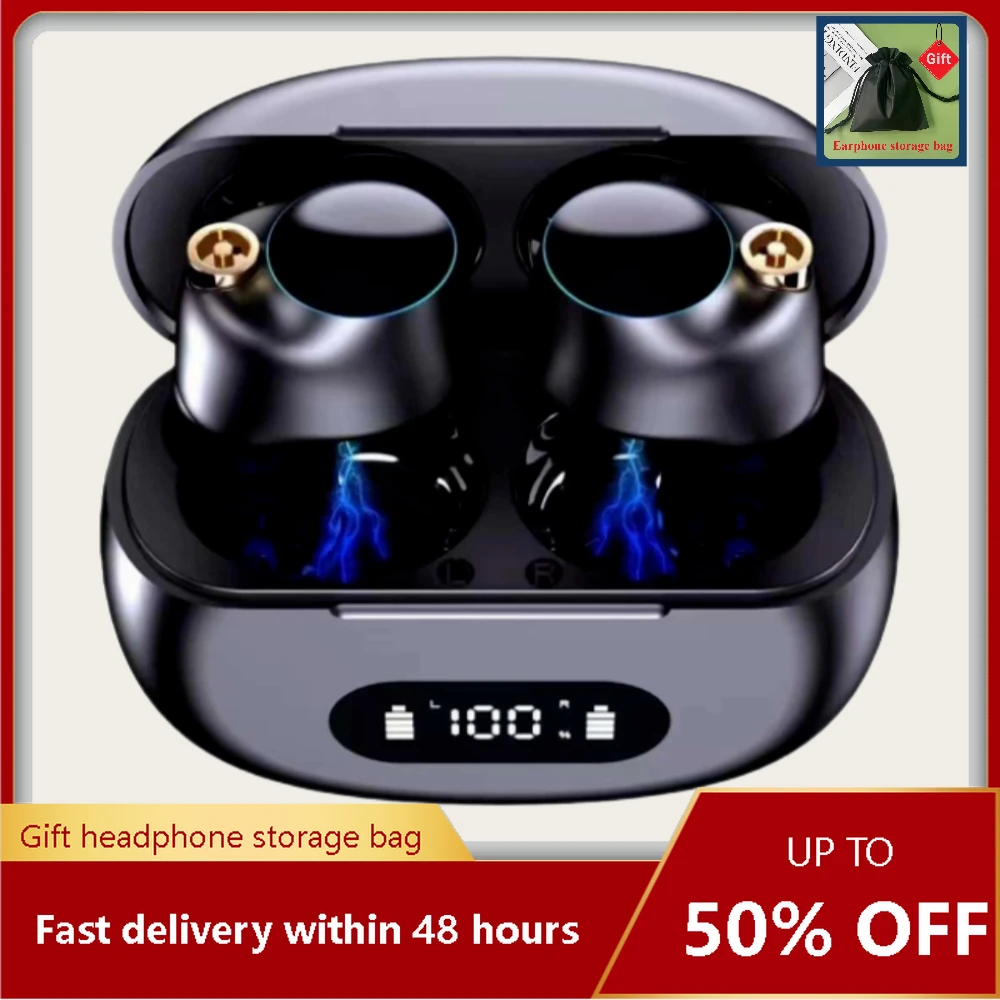 

Earbuds Wireless Bluetooth Headphones Noise Reduction, Sports, High Sound Quality, Sleep, in Ear Digital Display, Battery Life