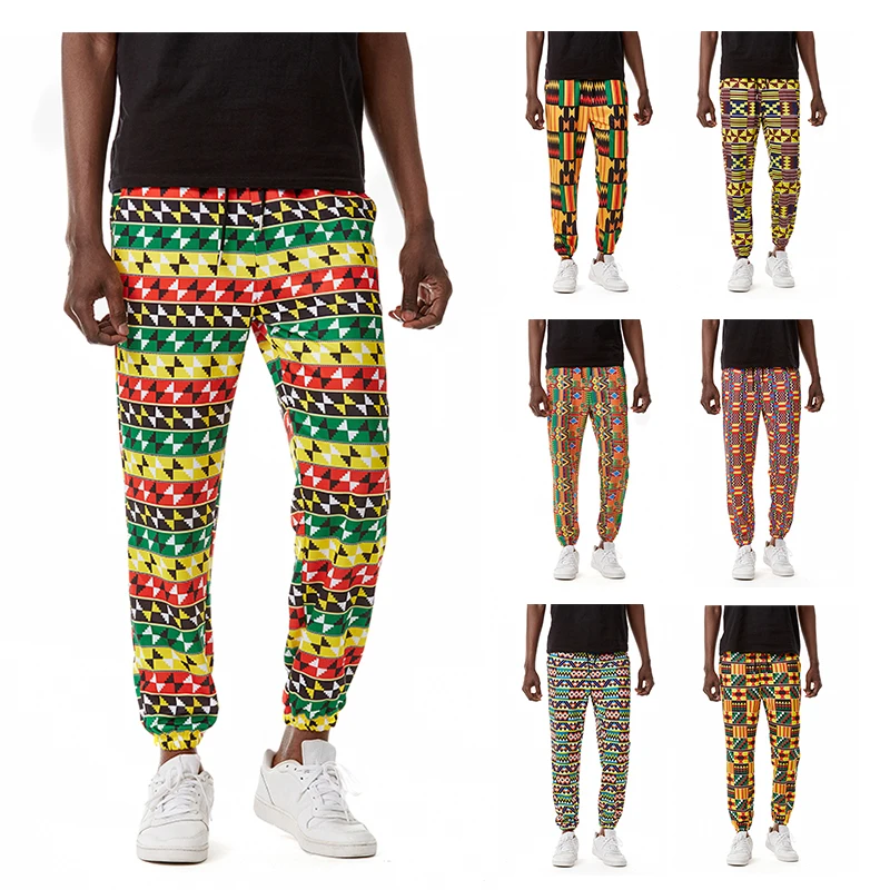 

African Festive Summer Casual Pants Mens Bohemian Pants for Women Home Yoga Pants 20220308