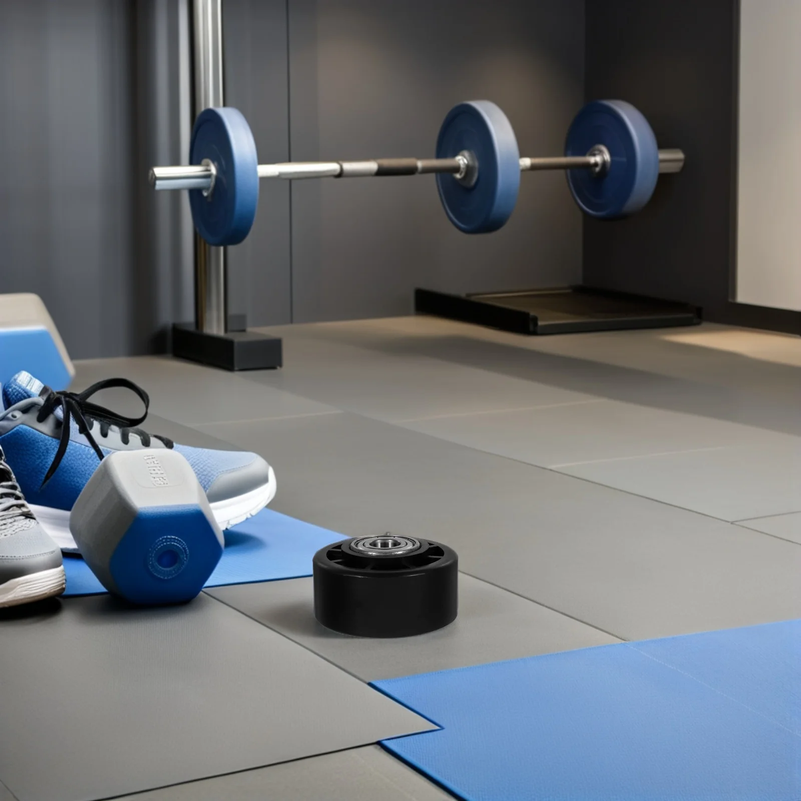 

Exercise Bike Wheel with Bearing PP Material Lightweight Portable for Fitness Equipment Accessory Treadmill Pulley Wheel