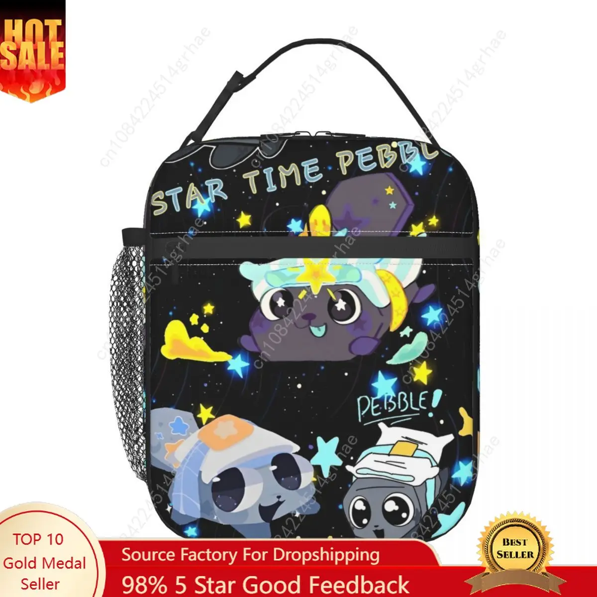 

Dandys World Pebble Insulated Lunch Bags Food Container Bags Portable Thermal Cooler Lunch Box For Picnic