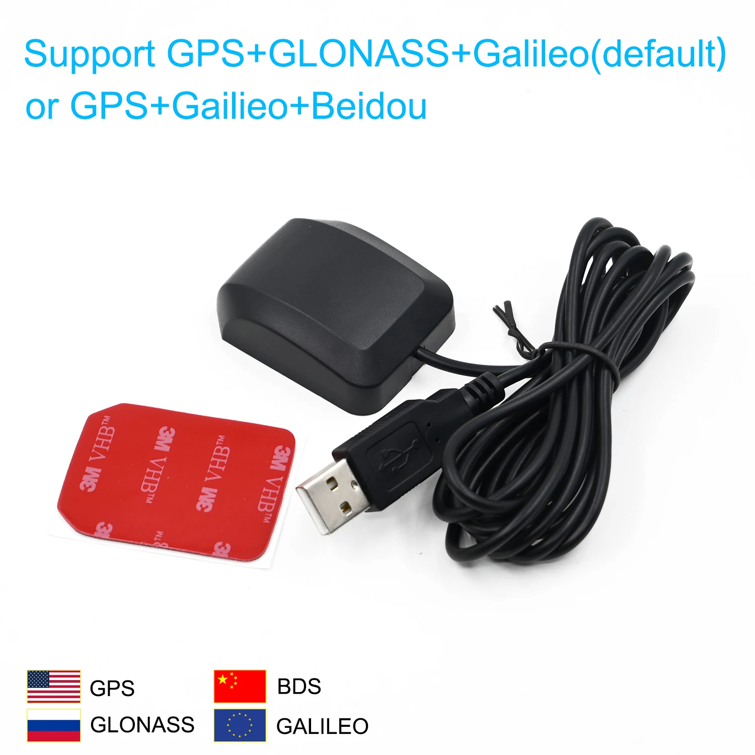 QUESCAN GPS Connector Android USB GNSS Antenna Receiver GPS GLONASS Galileo BeiDou Satellite Receiver UBX-M8030 NEO-M8N QU33N