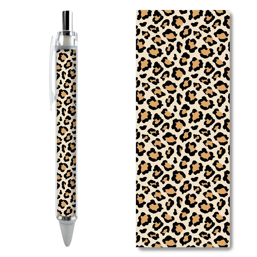 2/4PCS Plum Blossom Leopard Pattern Camo Graffiti Gel Pens Customizable Abstract Art Stationery HD Patterns Kid School Kids Gift