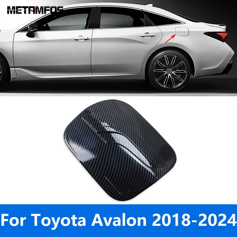 

Крышка топливного бака для Toyota Avalon 2018-2021 2022 2023 2024, крышка маслозаливной горловины из углеродного волокна, внешние аксессуары, Стайлинг автомобиля