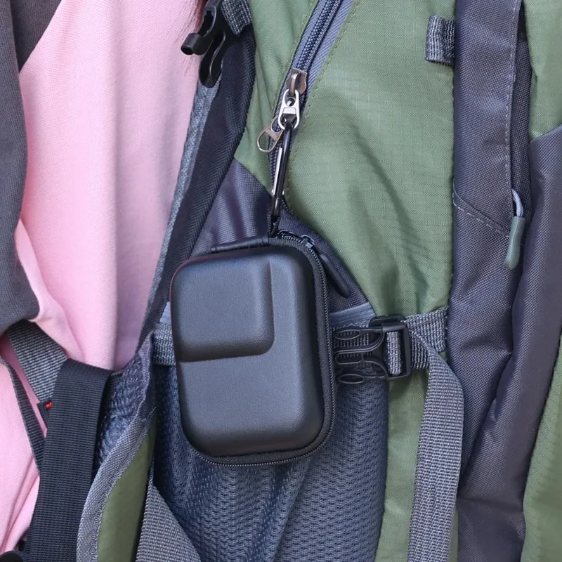 For GoPro Hero 9 10 11 12 Storage Protective Case Portable Carrying Bag With Carabiner Protector EVA Case For DJI Action4 Shell