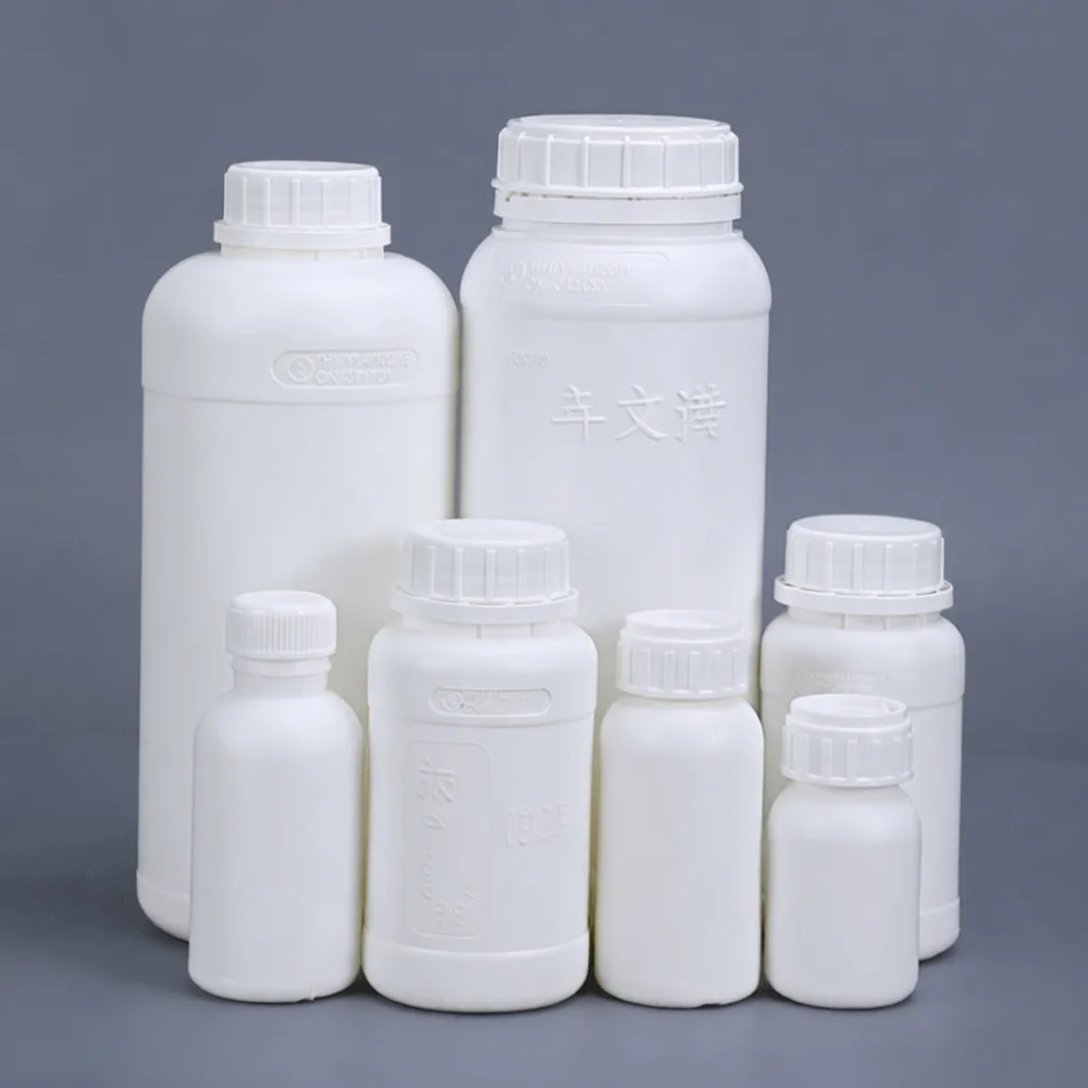 Industrial Grade Fluorinated HDPE Container Chemical Storage Barrel Solvent Resistant Laboratory Reagent Packaging Jar