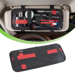Top Roof Visor Storage Bag Sunshade Holder Organizer for Jeep Wrangler TJ JL JK Gladiator JT 1997-2023 Car Interior Accessories