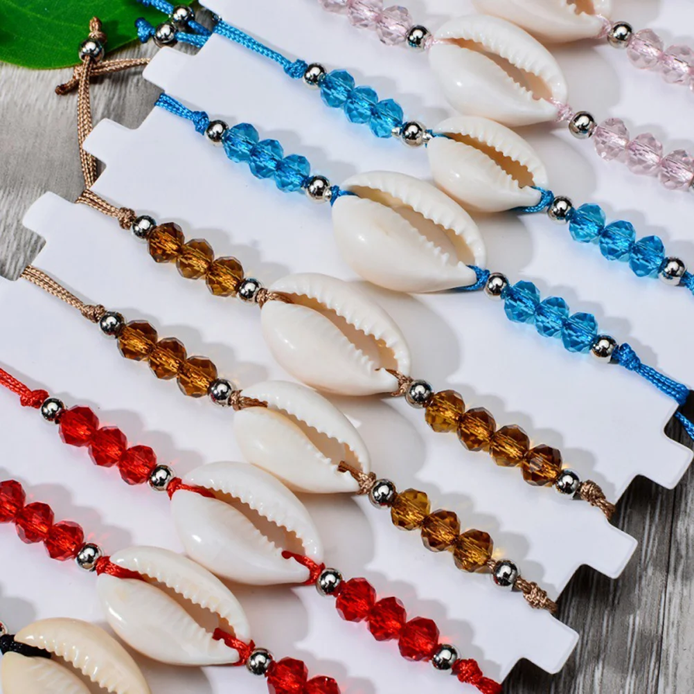 

12Pcs Beaded Bracelets Lightweight Durable Fashion Gifts for Travel Party Daily Use Wrist Jewelry