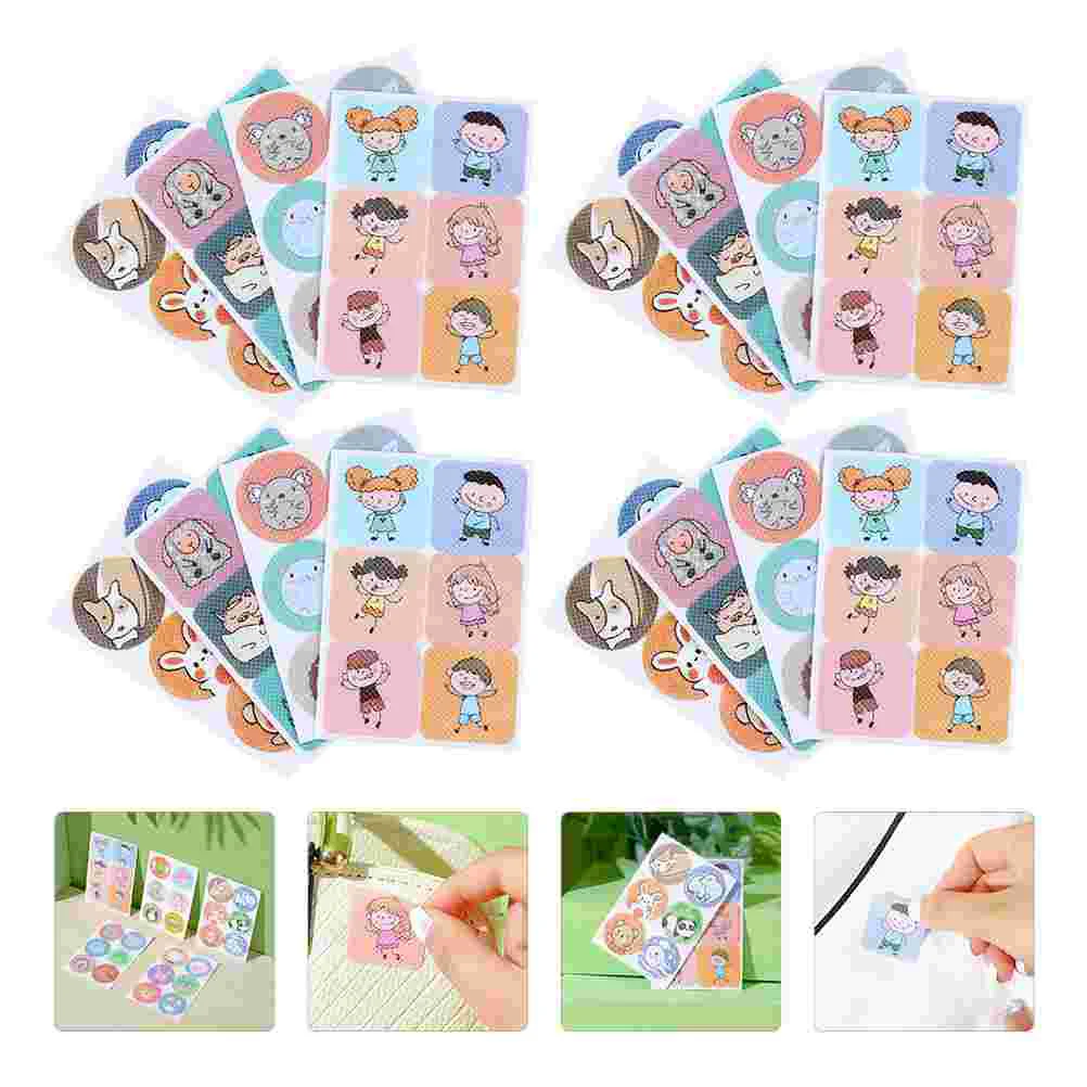 108/60/144/216 Pcs Light Mosquito Stickers For Children Women Men Random Pattern Outdoor