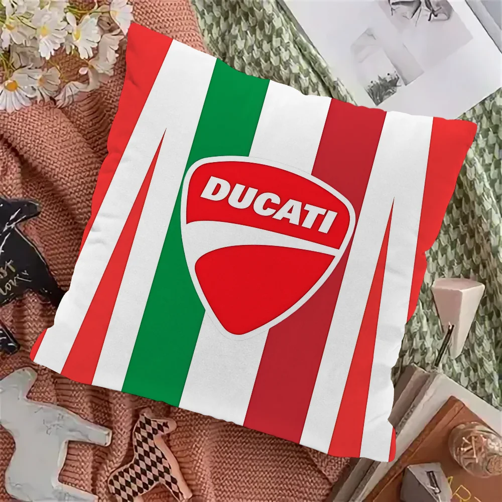 Fodera per cuscino Federa quadrata S-ducatis-PP Stampa Comodino Divano Camera Home Office Decorazione Federa protettiva