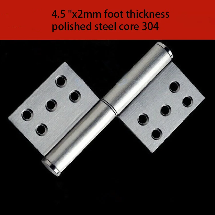 

Stainless steel thickened flag hinge toilet bathroom aluminum alloy fire door detachable flag hinge leaf