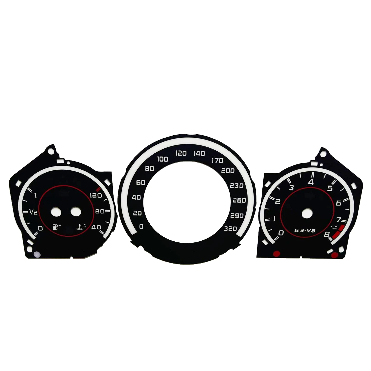 Dashboard Sticker Instrument Panel Trim Sticker For Mercedes Benz C Class W204 E Class W212 W213 CLS Dashboard Layer Sticker