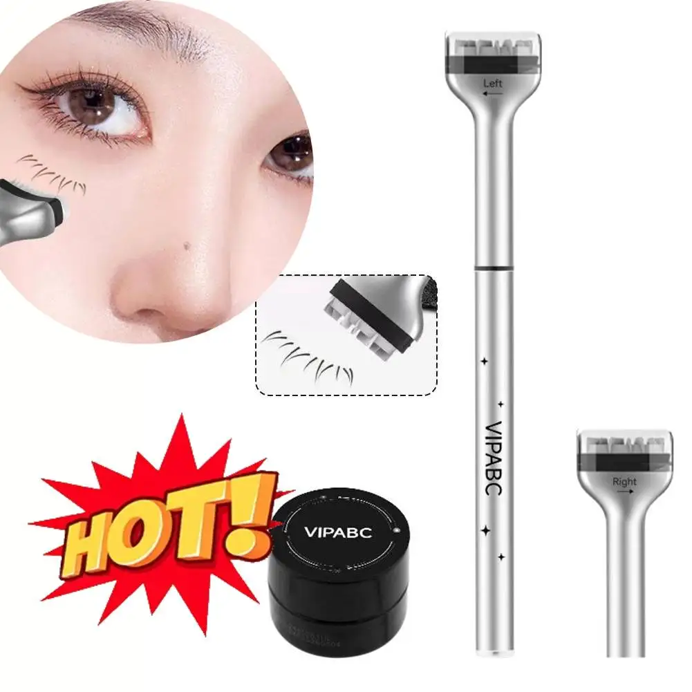 Lower Eyelash Stamp Professionnelle Eyelash Seal Eyeliner Pen Waterproof And Sweat Proof Eye Liner 2 In 1 With Ink New