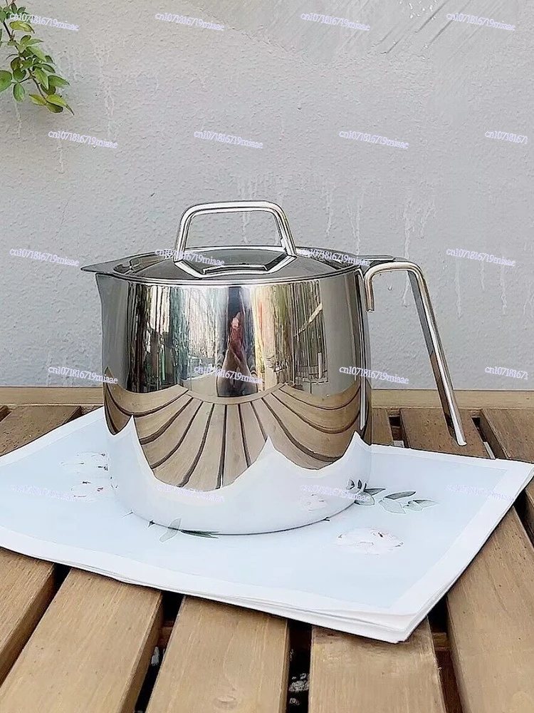 Oil filter pot 304 stainless steel large capacity hot oil tank with lid for kitchen supplies household filter pour new product view 2