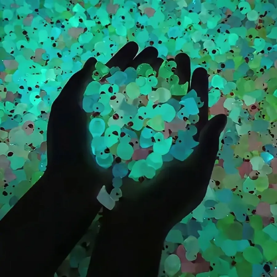 البط المضيء الصغير، ديكورات يدوية إبداعية من الراتنج اللطيف، هدايا حفلات الأعياد، هدايا عيد الميلاد، ديكورات داخلية #1