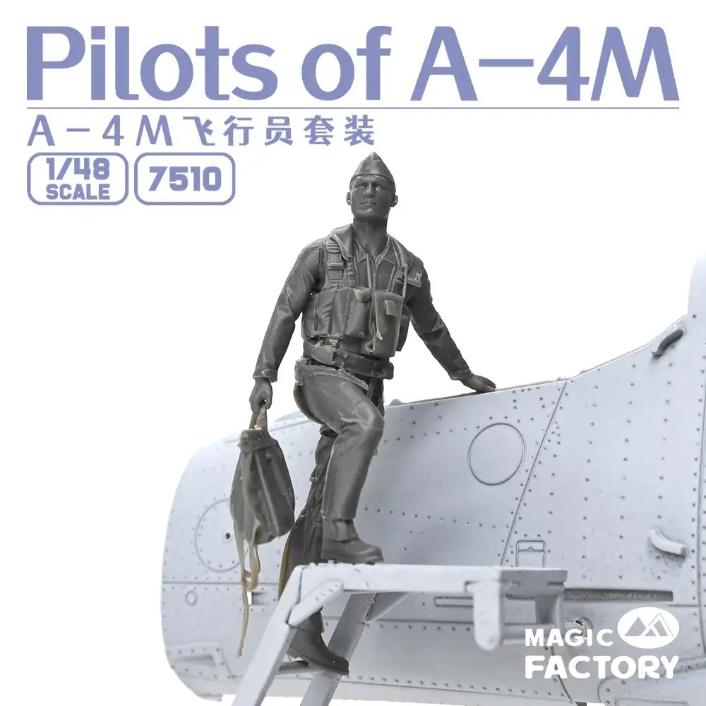 MAGIC FACTORY 7510 1/48 Pilots Of A-4M - Scale Model Kit