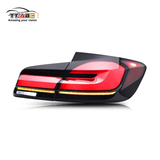 

Светодиодный автомобильный фонарь TT- ABC Plug and Play для BMW 5 серии F10 F18 2011-2016, старый и новый дизайн G30, задний фонарь SMOKED