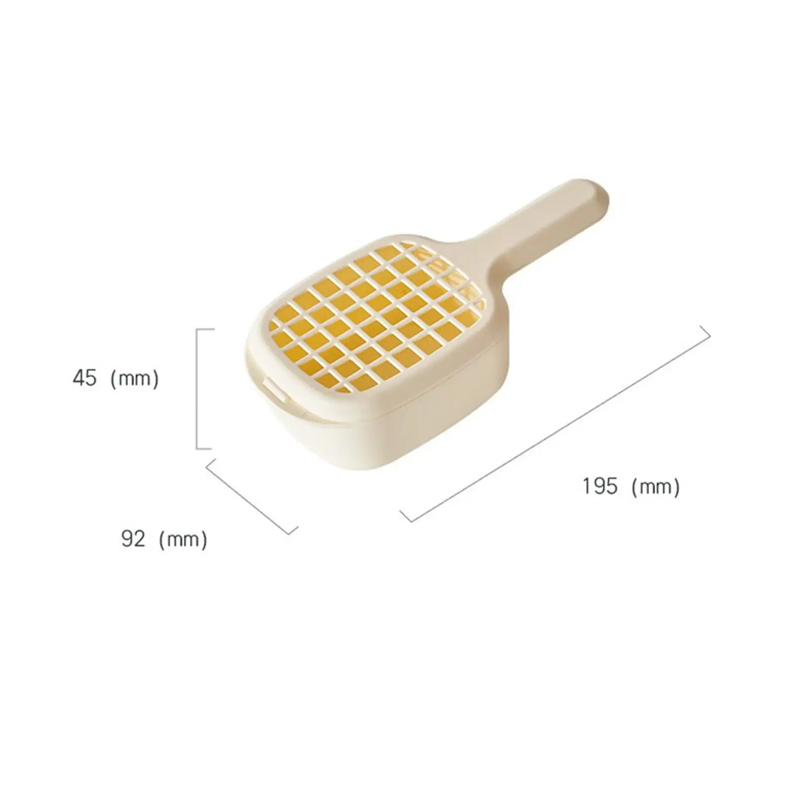 Drainage Basket Funnel Drain Basket with Handle, Washing Soaking Basket Strainer Basket Food Container for Household Kitchen,