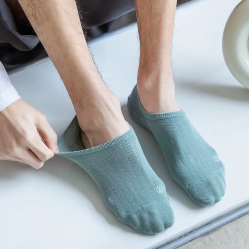 Herren socken für den Sommer einfarbige kurze Socken niedrige Röhre absorbieren Schweiß Baumwoll socken für Männer atmungsaktive