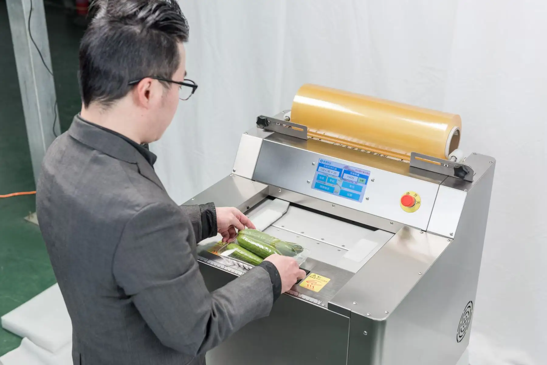Tabletop Semi-automatic Stretch Film Wrapper
