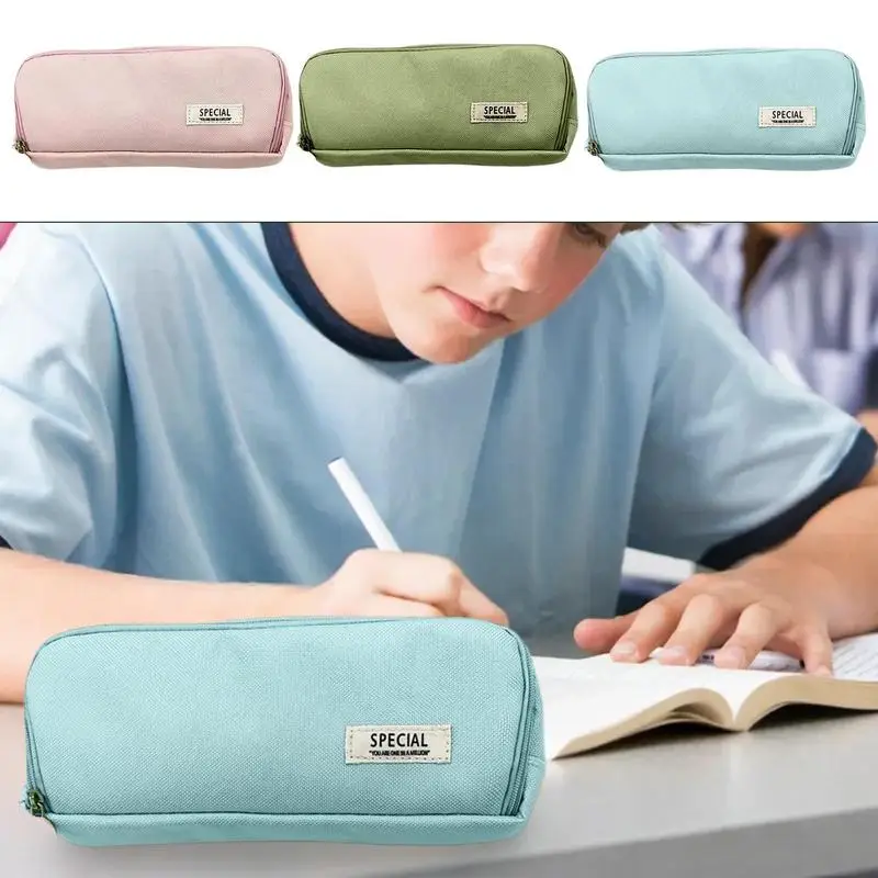 Large Pencil Pouch Students Stationery Organizer Bag Compartments Pencil Case School Supplies Pencil Pouch Bag For Students