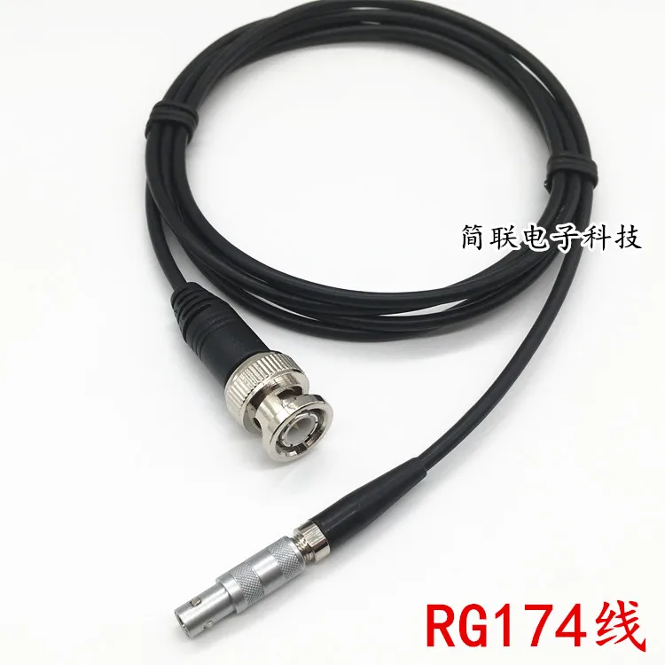 Ultrasonic Connection Cable Compatible with Lemo 00 to BNC Connector Cable Mini FFA Single Core Flaw Detector