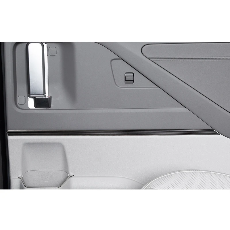 Car Rear Row Door Board Strip Trims Style for Hyundai Custin Custo 2021 2022 2023 2024 Interior Accessories Modify Kit Auto